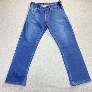 UFO Vintage Jeans Men's 30 Blue Straight Mid Rise 90's Skater Y2K Casual Denim
